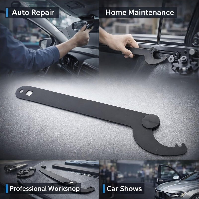 Window Glass Regulator Wrench, Carbon Steel Removal Tool for R50 R53 R52 - Durable Construction, Leverage Hole Design, Automotive Repair Tool - Image 4