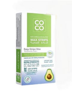 Coco COCO WAX STRIPS for dry skin Avocado extract 