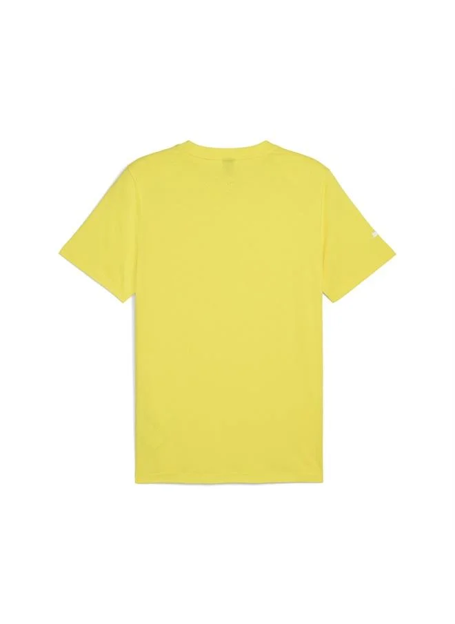 Puma Speed Yellow Scuderia Ferrari HP Race Tonal Big Shield Tee Men for Men | Best Price UAE