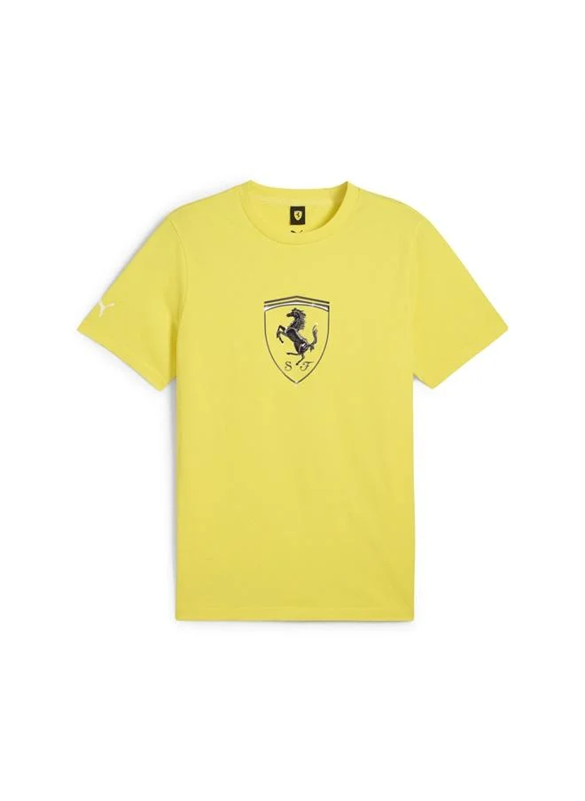 Puma Speed Yellow Scuderia Ferrari HP Race Tonal Big Shield Tee Men for Men | Best Price UAE