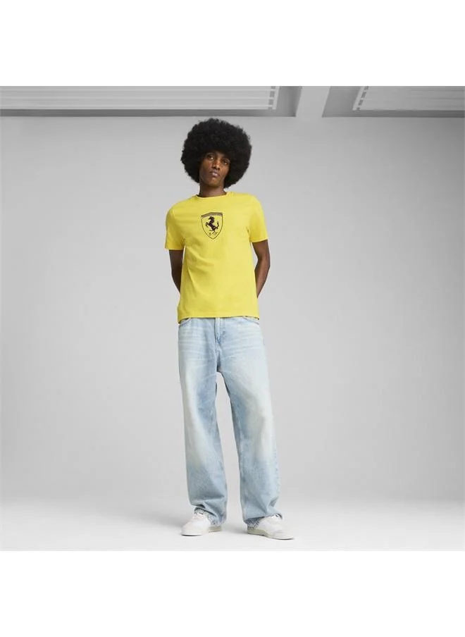 Puma Speed Yellow Scuderia Ferrari HP Race Tonal Big Shield Tee Men for Men | Best Price UAE