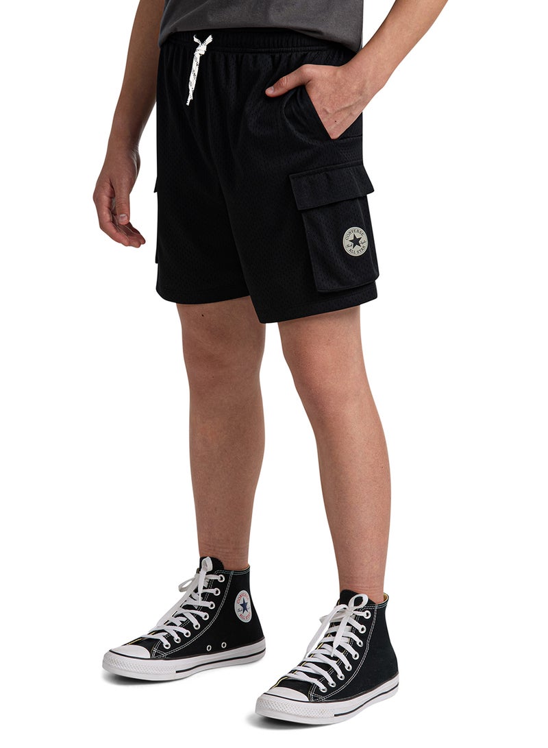 CONVERSE Youth Heritage Cargo Mesh Shorts  - Image 1
