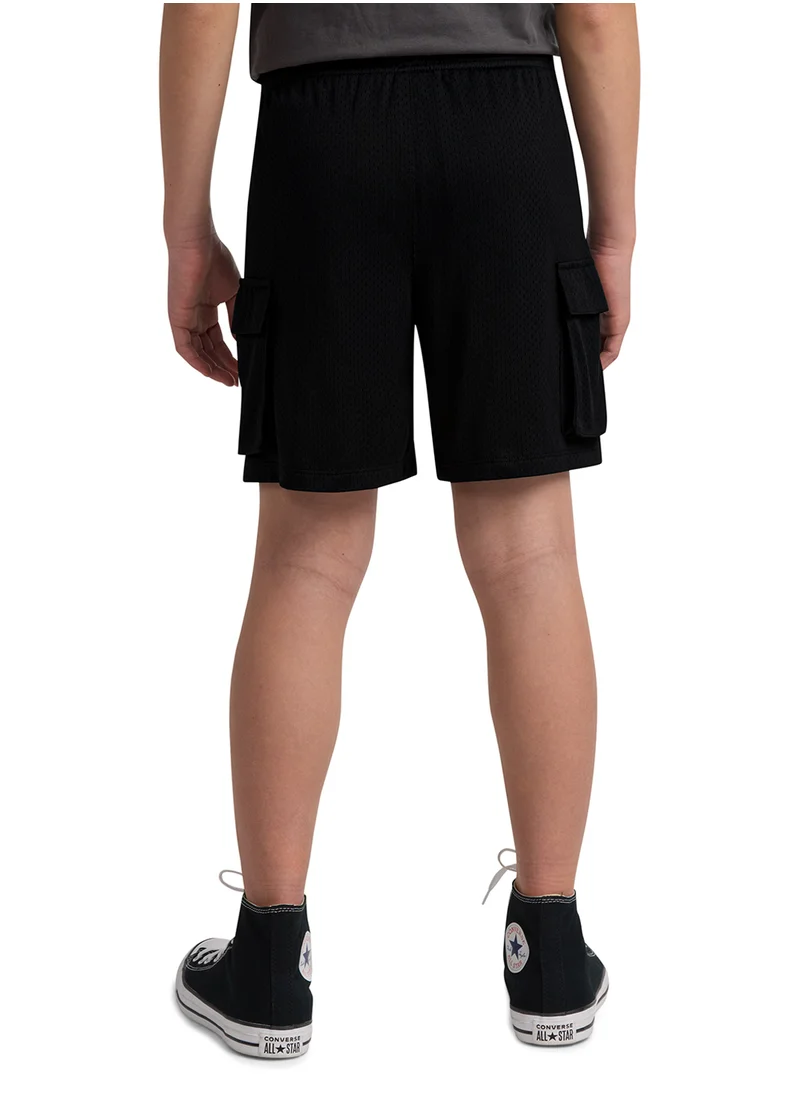 CONVERSE Youth Heritage Cargo Mesh Shorts