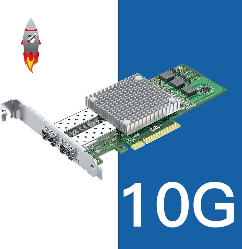 HYFIBER H!Fiber 10Gb SFP+ PCI-E Network Card NIC, with Broadcom BCM57810S Chip, Dual SFP+ Port Card, PCI Express X8, Ethernet LAN Adapter Support Windows/Windows Server/Linux/VMware Esxi - Image 4