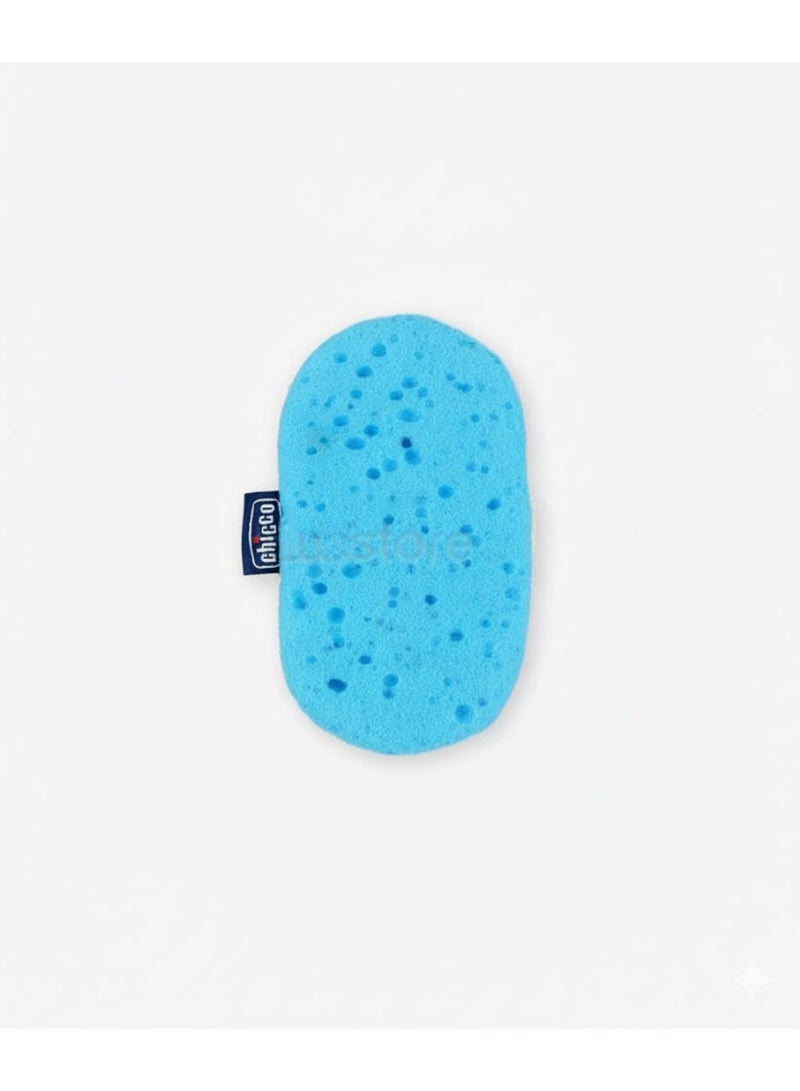 شيكو ليفة استحمام للأطفال الرضع بقفاز وحزام يد لغسيل آمن ومريح بيد واحدة لون ازرق (0 أشهر فما فوق) - Image 2