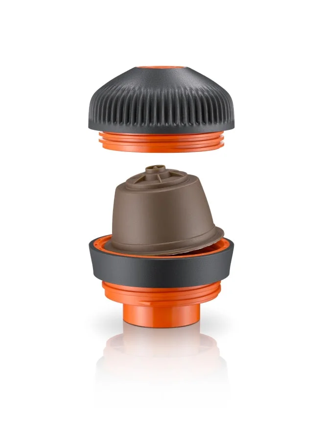 WACACO Dolce Gusto (DG) Kit - DG Capsule Adapter + Larger water tank(140ml) in use with Nanopresso, Compatible w/ Nescafe Dolce Gusto Capsules, for Traveling, Camping, Home or Office Use