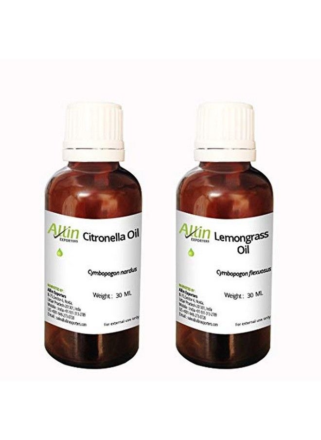 Allin Exporters Citronella Oil 30Ml With Lemongrass Oil 30Ml  - Image 1