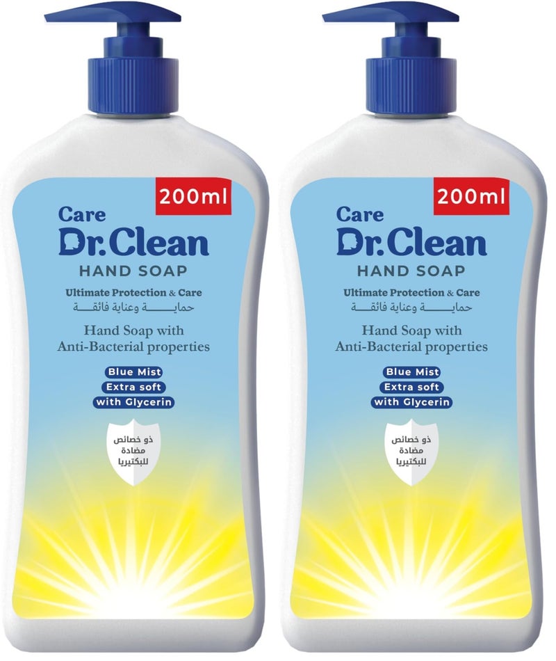 Dr. Clean Dr.Clean Hand wash 200 g blue Mist (Pack of 2)