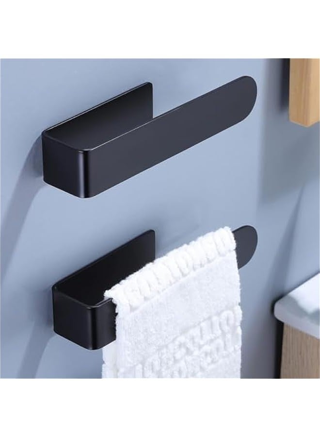 2 Packs Hand Towel Bar Bathroom Towel Holder Towel Rack Self Adhesive Towel Ring Stainless Steel Towel Rail for Bathroom Kitchen - Image 1