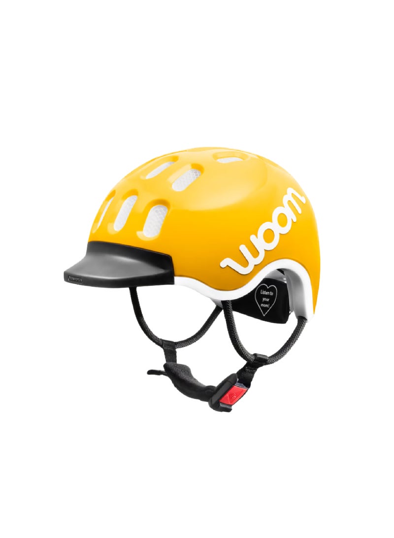 Woom Bike Helmet – Bicycle Helmet for Kids – Lightweight Adjustable Shell – Extra Small Size – Sunny Yellow - Image 1