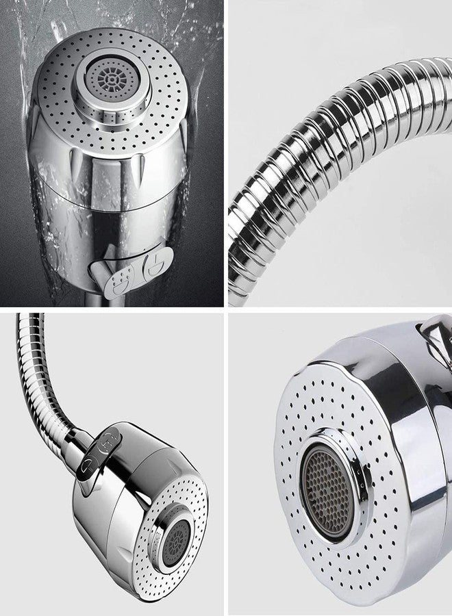 Mockery Faucet Aerator for Kitchen, Anti-Splash Sink Sprayer Nozzle Head, Replacement Part Faucet Head, Flexible Swivel, Movable Kitchen Tap Head, Kitchen Booster Nozzle Head and Water Saving - Image 3