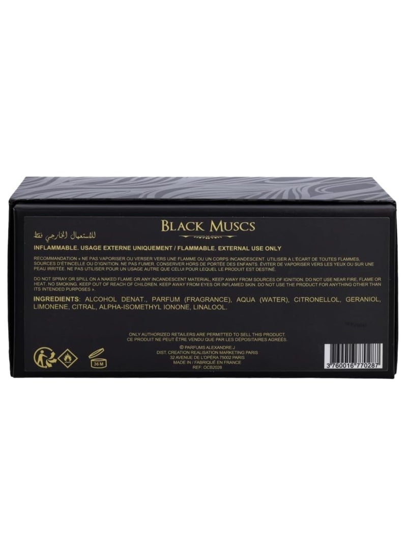 Alexandre J The Collector Black Muscs EDP 100ml - Image 3