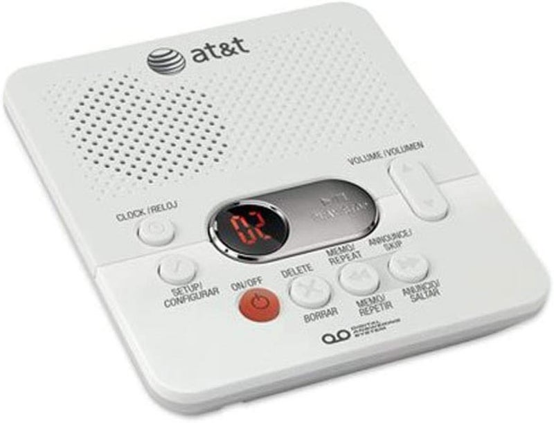 AT&T Digital Answer System with Time and Day Stamp, White (Model 1740WH) - Image 1