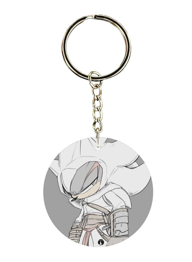 RKN Double Sided Sonic Printed Keychain