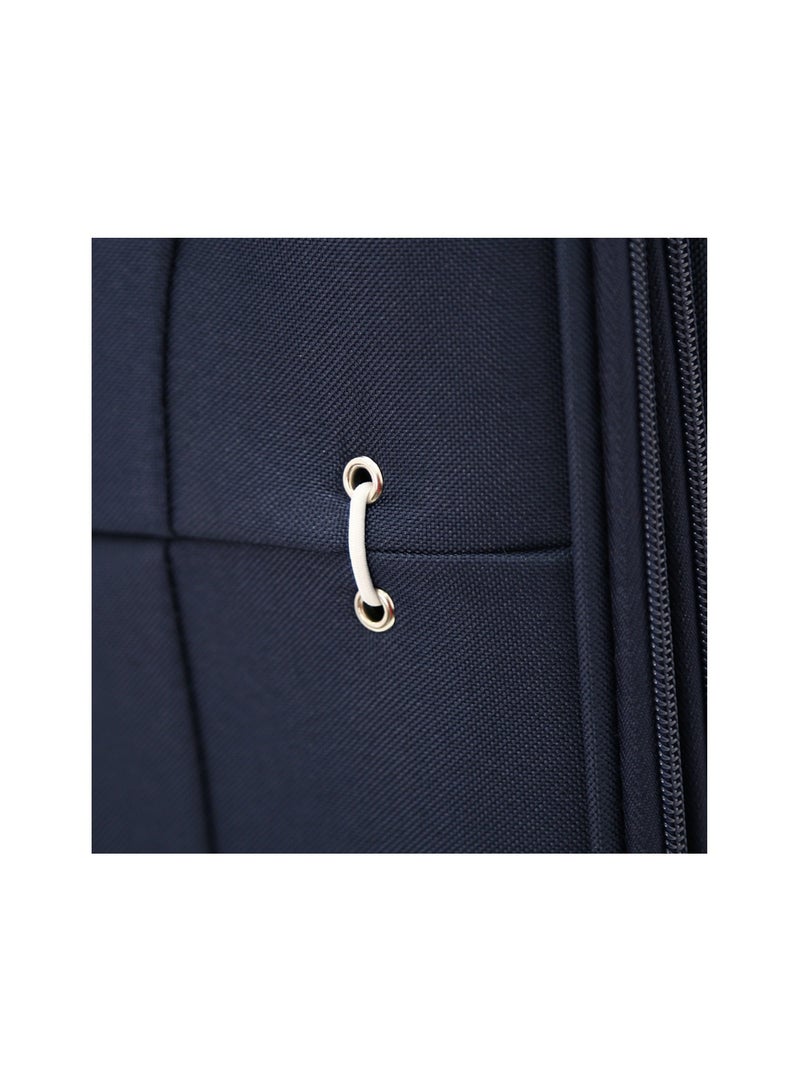 DILIXI Softside Luggage Trolley Bag 3 Pieces Set,Navy (S-20",M-24",L-28") - Image 5