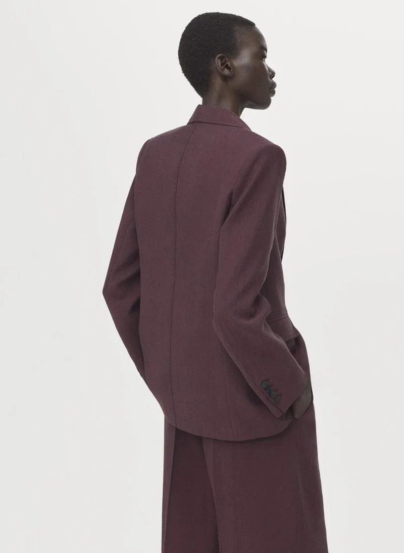 MANGO Lyocell suit blazer