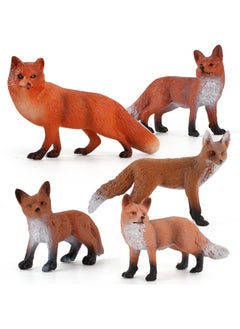 Generic Simulation Solid Wild Fox Model Red Fox Big White Fox Arctic Fox Red Fox Static Children's Hand-made Ornaments-Colour:Zq678 Big White Fox (solid) 86g  - Image 3