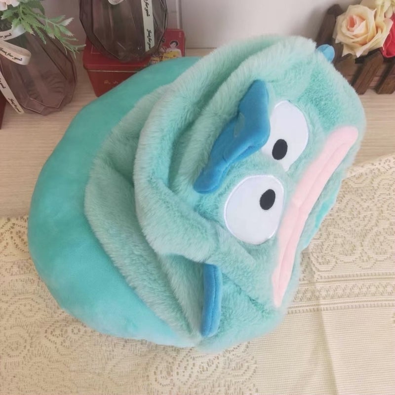 Stuffed Clown Monster Hat Neck Pillow Hooded U-Shaped Pillow Airplane Car Travel Neck Pillow Student Nap Pillow - Image 3