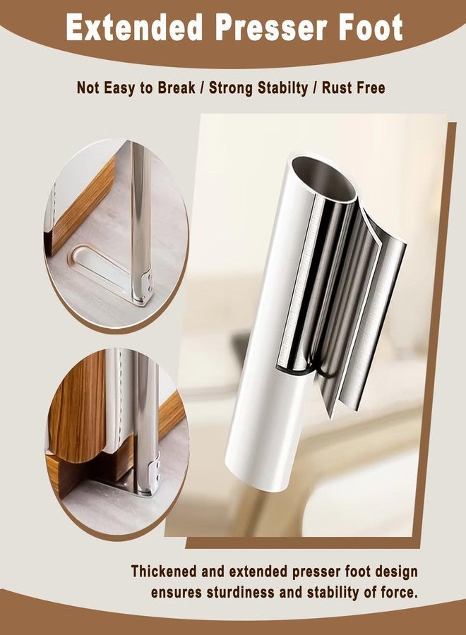 Mosqutent Canopy Bed Frame Queen Size, Thicken Stainless Steel Canopy Bed Frame, Bed Post Poles for Mosquito Curtains, Bedroom Decor - Image 4