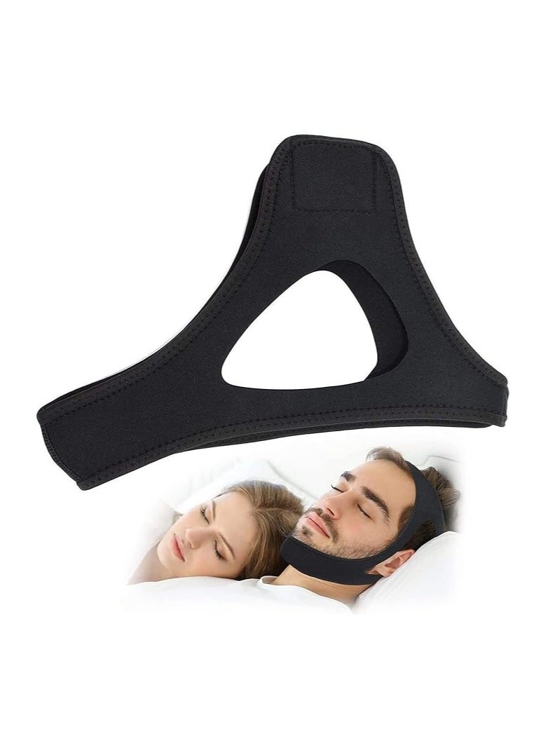 Generic Anti Snoring Belt Triangular Chin Strap Mouth Guard Gifts for Women Men Better Breath Health Snore Stopper Bandage Sleep Aid - Image 1