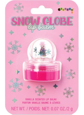 iscream iscream Cheery Snowman Snow Globe Classic Pot Style Vanilla Scented Lip Balm 