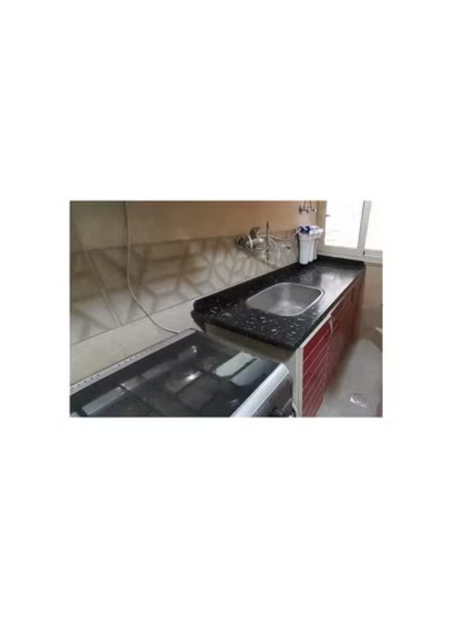 حوض مطبخ  43*53سم 0.05مللى  + خلاط مطبخ حائطى - Image 4