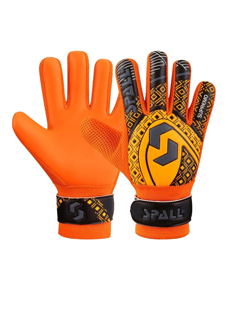 سبال قفازات حارس المرمى قبضة قوية مع حماية مزدوجة للمعصم والعمود الفقري للإصبع تمنع الإصابات من أجل أقوى عمليات الإنقاذ قفازات تدريب حارس المرمى للشباب والكبار - Image 1