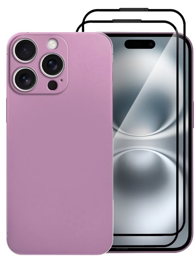 CATANES ( for iPhone 16 Pro Max ) 3 Pack,1 Case Cover and 2 Screen Protectors Air Skin Series Back Cover Sturdy Durable Thin Case Drop Protection Cover Clear - Image 1