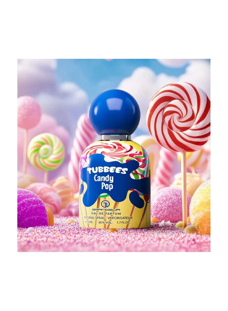 GRANDEUR Grandeur Tubbees Perfume 50ML - CANDY POP  Unisex Kid-Friendly Gourmand-Inspired Fragrance
