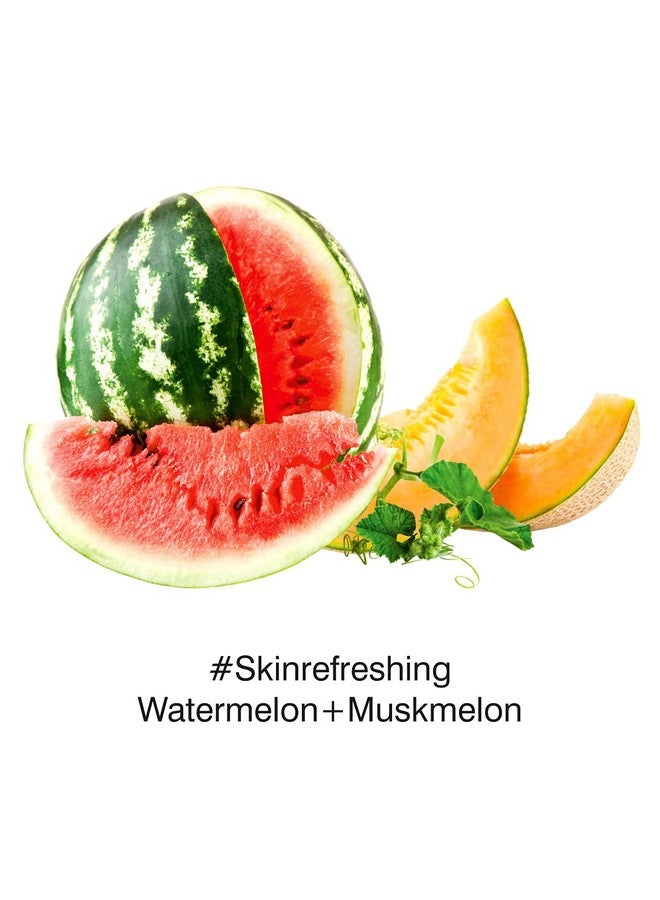MasKing Bamboo Facial Sheet Mask of Watermelon & Muskmelon for Skin Refreshing Ideal for Women & Men, 20ml each (Pack of 4) - Image 4