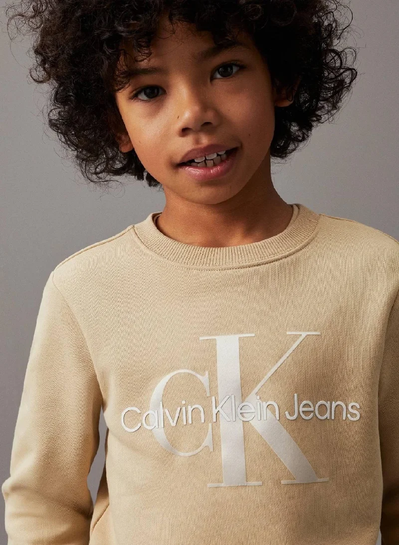 Calvin Klein Jeans  Unisex Logo Sweatshirt  | Best Price UAE