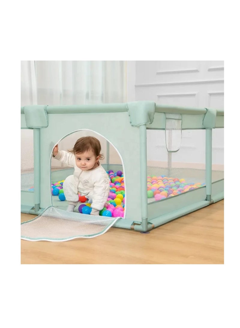 Square children's playpen, 180*150 with 30 balls - Image 3
