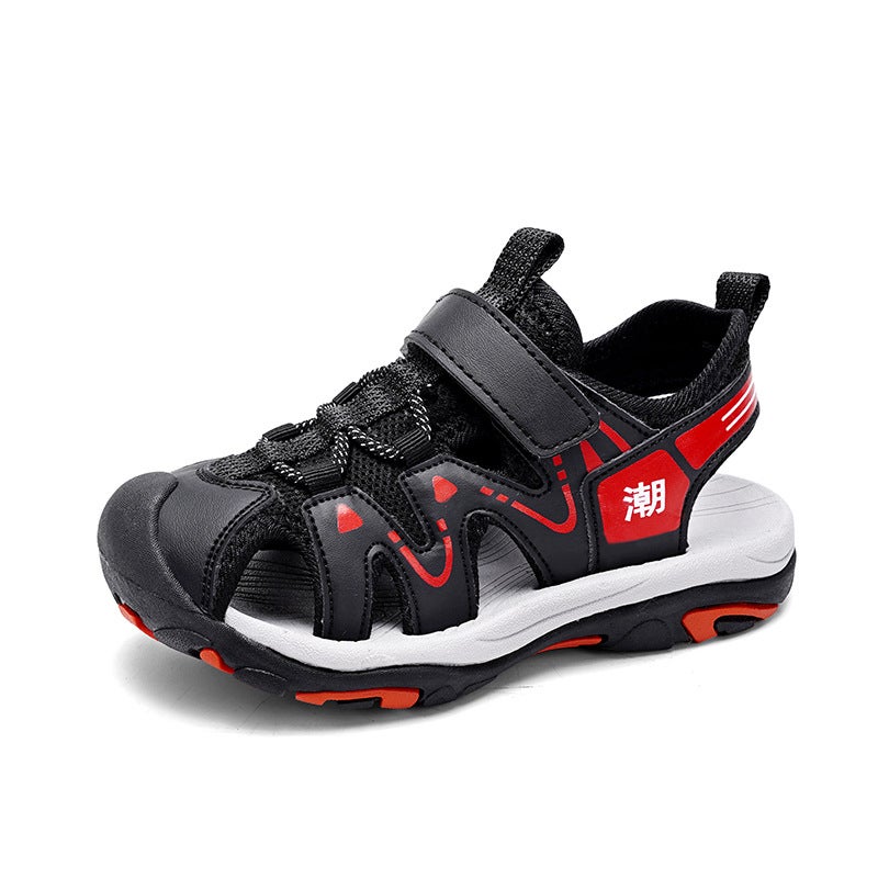 Fashionable Closed-Toe Sandals With Buckle Straps For Boys And Girls, Children'S Beach Shoes, New Model Direct From Manufacturer, Children'S Shoes - Image 1