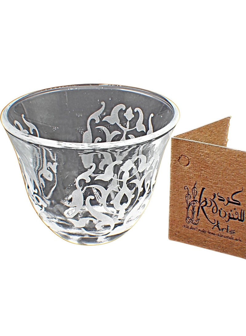 KuduArts Arabic Coffee Cups 6 pieces - Image 2