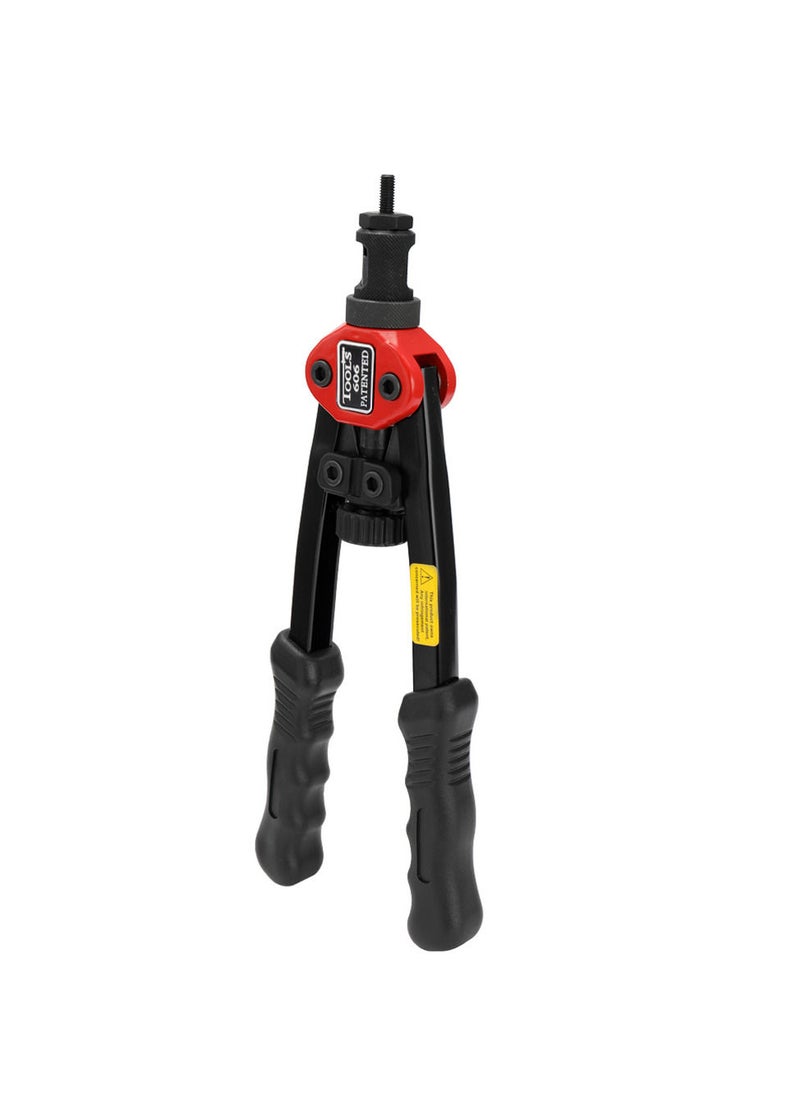 Generic - 12in Labor-saving Hand Riveter BT-606 Double Insert Manual Rivet Machine Riveting Tools with Nuts - Image 1