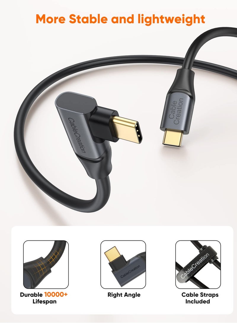 CableCreation 16ft Link Vr Cable Compatible With Meta Quest Pro Quest2 Pico4 and More Vr Headset 5gbps Usb C to C High Speed Cable Vr Headsets Accessories Gaming Pc Link Cable 5 Meters - Image 2