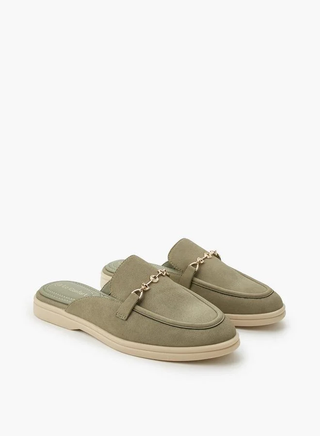 لو كونفورت Women Metallic Detail Mules