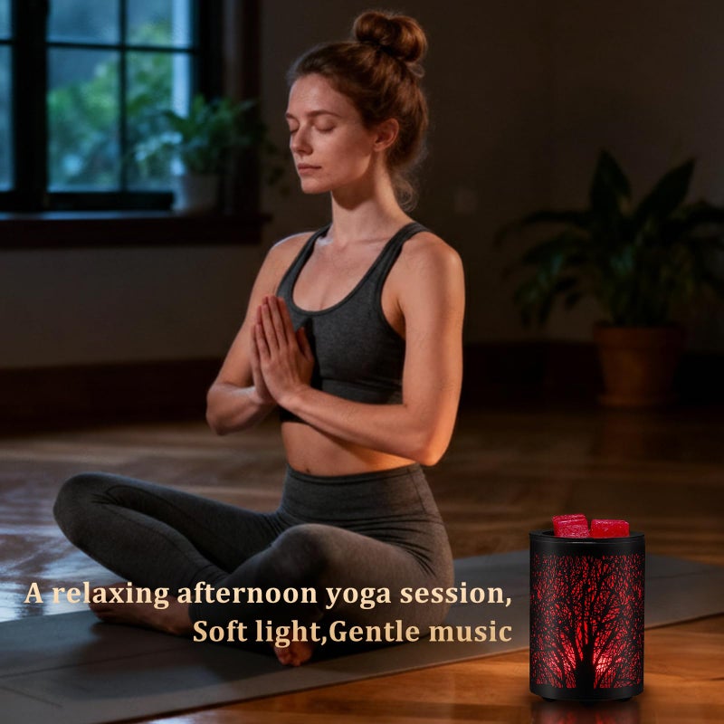ENAROMA Electric Wax Melt Warmer with 7-Color LED & Timer Function â€“ Flameless Scented Wax Burner and Oil lamp for Home, Christmas, and Farmhouse Decor - Image 4
