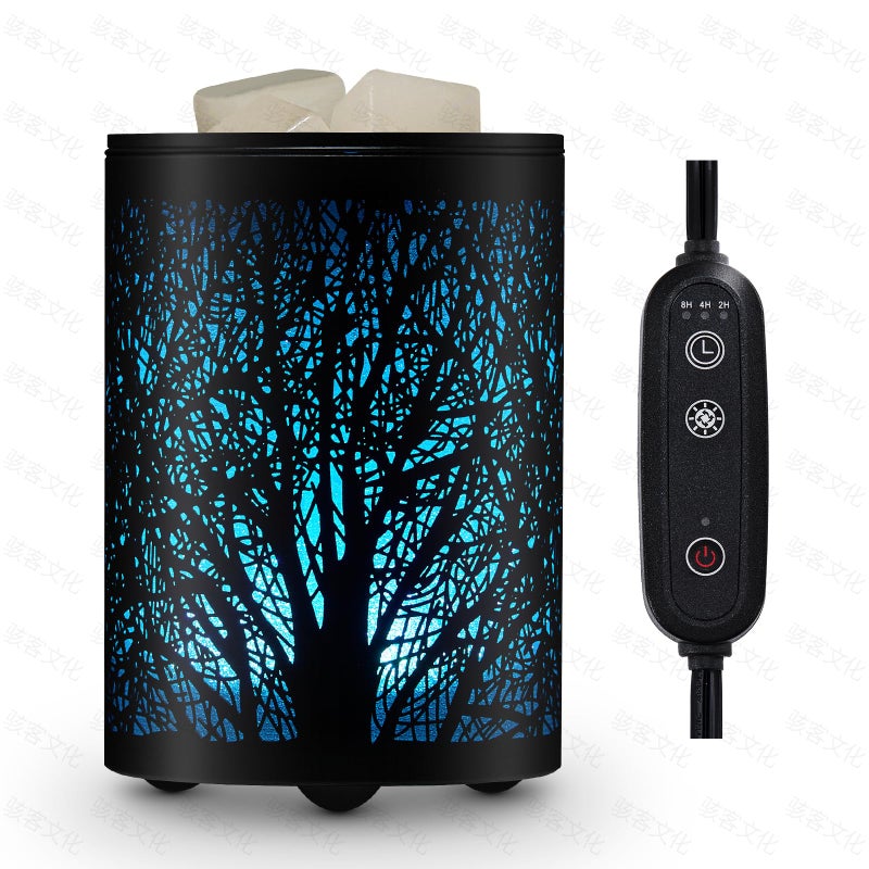 ENAROMA Electric Wax Melt Warmer with 7-Color LED & Timer Function â€“ Flameless Scented Wax Burner and Oil lamp for Home, Christmas, and Farmhouse Decor - Image 1
