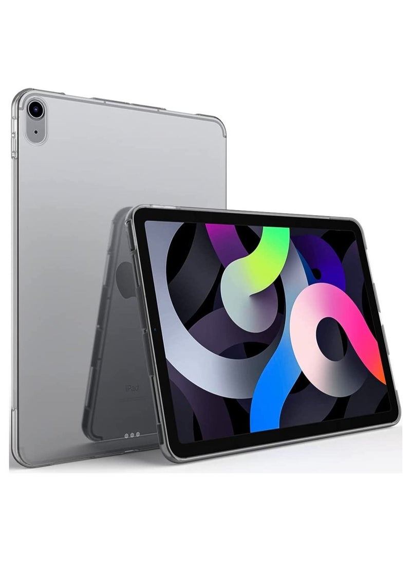 ELTRAZONE حافظة شفافة لجهاز iPad بحجم 10.9 بوصة طراز 2020 و2022، تصميم نحيف ومرن، غلاف واقي من TPU لجهاز iPad Air الجيل الخامس/الرابع 10.9 بوصة، شفاف - Image 1