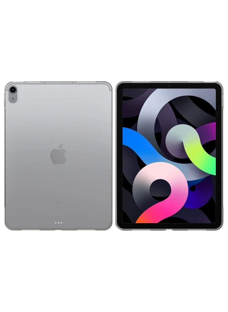 ELTRAZONE حافظة شفافة لجهاز iPad بحجم 10.9 بوصة طراز 2020 و2022، تصميم نحيف ومرن، غلاف واقي من TPU لجهاز iPad Air الجيل الخامس/الرابع 10.9 بوصة، شفاف - Image 2