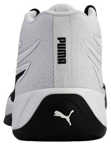 PUMA Men's Court Pro Basketball Shoe, White Black, 9.5 - Image 3