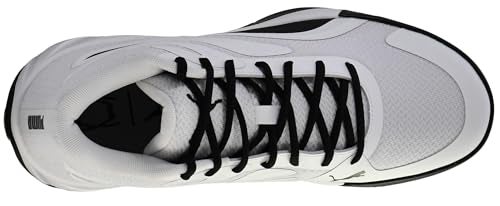 PUMA Men's Court Pro Basketball Shoe, White Black, 9.5 - Image 5