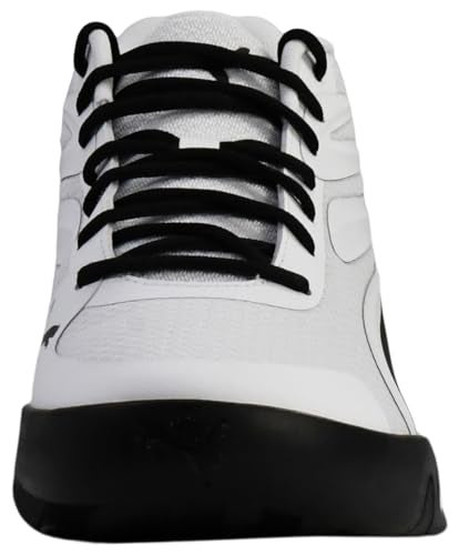 PUMA Men's Court Pro Basketball Shoe, White Black, 9.5 - Image 2