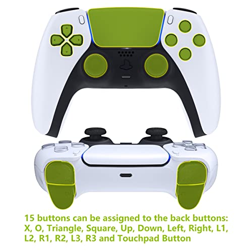eXtremeRate Galactic Purple Rubberized Grip Programable RISE4 V3 Remap Kit for PS5 Controller BDM-030 040 050, Upgrade Board Redesigned Bottom Shell 4 Back Buttons for PS5 Controller - NO Controller - Image 5