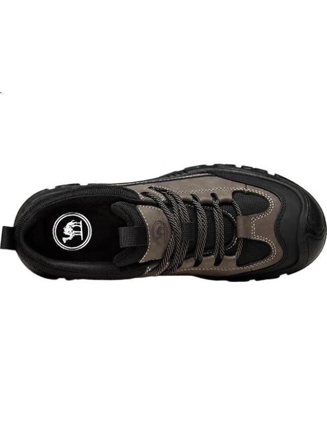 CAMELJEANS Camel Men'S Casual Outdoor Hiking Shoes With Thick Anti-Slip Shock Absorbing Sole P14A379617 Dark Grey Size 43 - Image 3