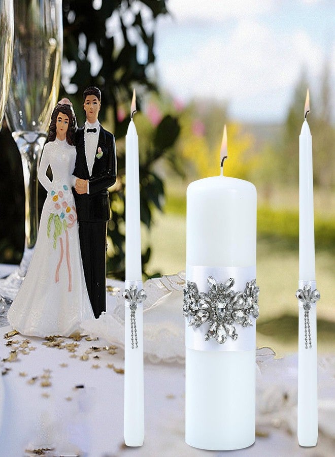 Ohmique Unity Wedding Candle Set - 1 Pillar & 2 Taper Candles for Ceremony - Image 3