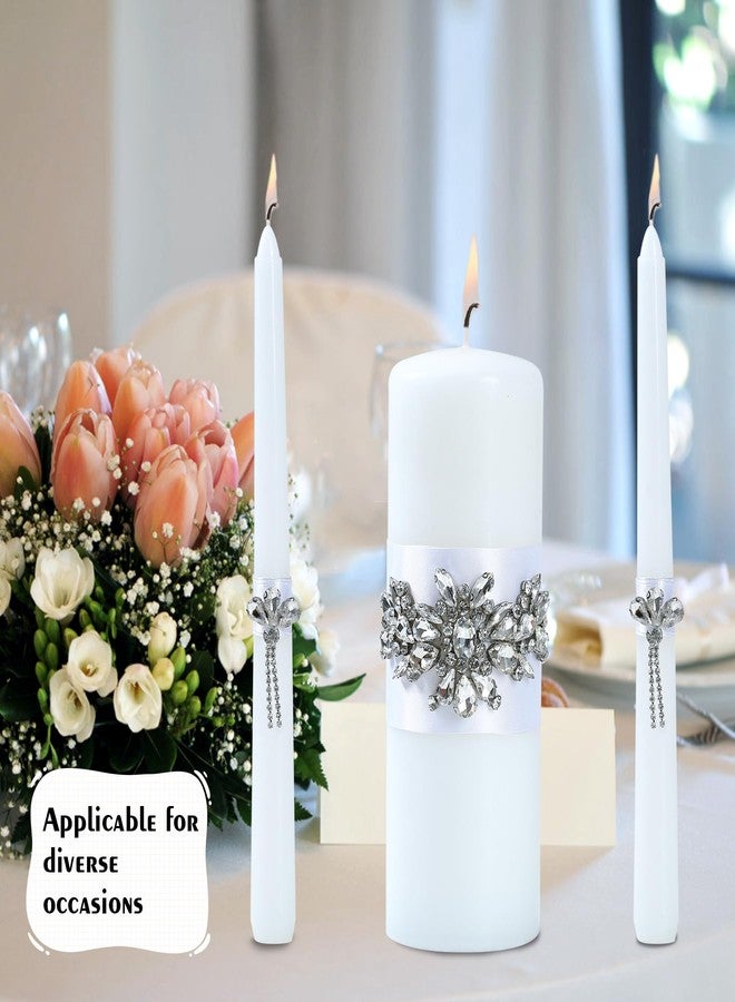 Ohmique Unity Wedding Candle Set - 1 Pillar & 2 Taper Candles for Ceremony - Image 5