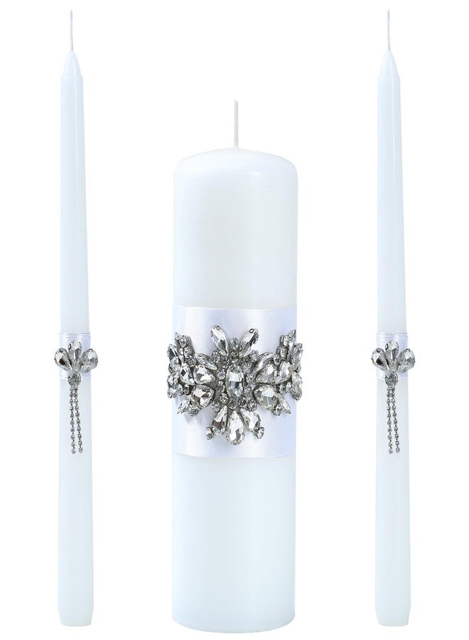 Ohmique Unity Wedding Candle Set - 1 Pillar & 2 Taper Candles for Ceremony - Image 1