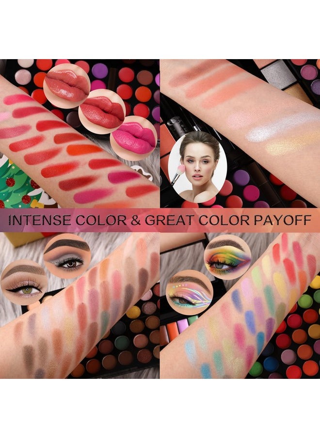 CHARMCODE Professional All in One Makeup Kit for Women Full Kit,186 Colors Make Up Palette Valentine's Day Gift Set, Including Eyeshadow,Lip Gloss,Concealer,Highlighter,Contour,Brow Powder,Mascara,Blush & Brush  - Image 3